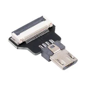 1pc Micro 5Pin USB2.0 Male Connector Straight Type Flat FPC 480Mbps Data Power Compatible with FPV Camera Multicopter Aerial Photography 1pc Micro 5Pin USB2.0 Male Connector Straight Type Flat FPC 480Mbps Data Power Compatible with FPV Camera Multicopter Aerial Photography
