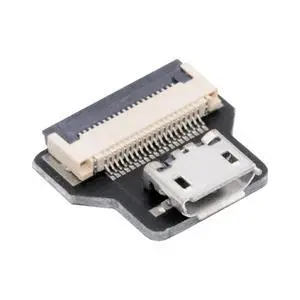 1pc Micro 5Pin USB2.0 Female Connector Straight Type Flat FPC 480Mbps Data Power Compatible with FPV Camera Multicopter Aerial Photography 1pc Micro 5Pin USB2.0 Female Connector Straight Type Flat FPC 480Mbps Data Power Compatible with FPV Camera Multicopter Aerial Photography
