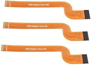3PCS DSI FPC Flexible Cable Compatible with Raspberry Pi 5 to Connecting DSI Display, FPC Cable with Bends 15pin to 22pin, 12CM/0.39FT Length 3PCS DSI FPC Flexible Cable Compatible with Raspberry Pi 5 to Connecting DSI Display, FPC Cable with Bends 15pin to 22pin, 12CM/0.39FT Length