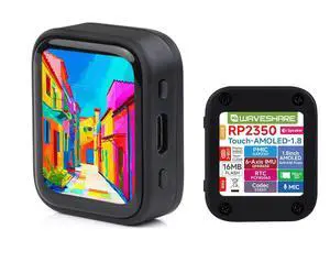 RP2350 1.8inch AMOLED Touch Display Development Board, 368x448 Pixels, QSPI Interface, Dual-Core & Dual-Architecture Design, Support Audio Playback/Recording, for Various Smart Devices Development RP2350 1.8inch AMOLED Touch Display Development Board, 368x448 Pixels, QSPI Interface, Dual-Core & Dual-Architecture Design, Support Audio Playback/Recording, for Various Smart Devices Development