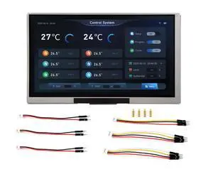 ESP32-S3 7inch Display Development Board, ESP32 with Display 1024×600, 32-bit LX7 Dual-Core Processor, Supports WiFi & BT, with Onboard Antenna, Backlight Adjustable, Multiple Peripheral Interfaces ESP32-S3 7inch Display Development Board, ESP32 with Display 1024×600, 32-bit LX7 Dual-Core Processor, Supports WiFi & BT, with Onboard Antenna, Backlight Adjustable, Multiple Peripheral Interfaces