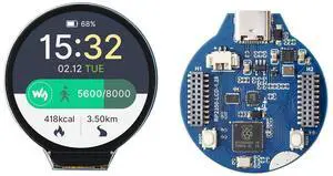 RP2350 Microcontroller Development Board with 1.28inch Round LCD IPS Screen 240×240 Pixels, 65K, Based on RPi RP2350, Dual-core & Dual-Architecture Design Type-C Connector RP2350 Microcontroller Development Board with 1.28inch Round LCD IPS Screen 240×240 Pixels, 65K, Based on RPi RP2350, Dual-core & Dual-Architecture Design Type-C Connector