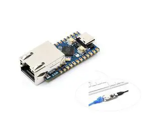 RP2350-ETH Mini Development Board, RP2350 Ethernet Port Module, RPi Microcontroller Development Board Based on RP2350 Dual-Core Arm Cortex-M33 & Dual-Architecture Hazard 3 RISC-V Microcontroller RP2350-ETH Mini Development Board, RP2350 Ethernet Port Module, RPi Microcontroller Development Board Based on RP2350 Dual-Core Arm Cortex-M33 & Dual-Architecture Hazard 3 RISC-V Microcontroller