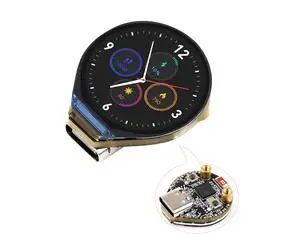 ESP32-C3 Development Board with 0.71inch Round Display 160x160 Resolution, Based on ESP32-C3 Single-Core Processor, SPI Interface Display, ESP32 with Display ESP32-C3 Development Board with 0.71inch Round Display 160x160 Resolution, Based on ESP32-C3 Single-Core Processor, SPI Interface Display, ESP32 with Display