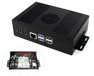 M.2 NVME PCIE Case for Raspberry Pi 5, with Dual HDMI Ports, Support Dual 4K Video Output, Aluminum Alloy Case with PCIe to M.2 Board, Support PCIe Extending to M.2 Interface/Booting Pi5 from NVME SSD M.2 NVME PCIE Case for Raspberry Pi 5, with Dual HDMI Ports, Support Dual 4K Video Output, Aluminum Alloy Case with PCIe to M.2 Board, Support PCIe Extending to M.2 Interface/Booting Pi5 from NVME SSD
