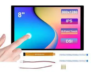 8inch DSI Touch Screen 10-Point Capacitive Touch Display, 800x1280, IPS Panel, Optical Bonding Toughened Glass Panel, Compatible with Raspberry Pi 5/4B/3B+/3B/RK3506/RK3576/ESP32-P4 8inch DSI Touch Screen 10-Point Capacitive Touch Display, 800x1280, IPS Panel, Optical Bonding Toughened Glass Panel, Compatible with Raspberry Pi 5/4B/3B+/3B/RK3506/RK3576/ESP32-P4