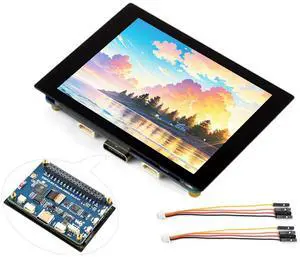 ESP32-S3 2.41inch AMOLED Capacitive Touch Display Development Board, 600x450 Resolution 16.7M Display Colors, 32-bit LX7 Dual-Core Processor, Support Wi-Fi and Bluetooth 5, Rich Interfaces (No Case) ESP32-S3 2.41inch AMOLED Capacitive Touch Display Development Board, 600x450 Resolution 16.7M Display Colors, 32-bit LX7 Dual-Core Processor, Support Wi-Fi and Bluetooth 5, Rich Interfaces (No Case)