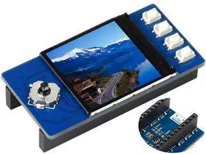 waveshare 1.3inch LCD Display Module for Raspberry Pi Pico, 240×240 Resolution IPS Screen Display 65K RGB Display Color, SPI Interface with 1x Joystick and 4X User Buttons for Easy Interacting waveshare 1.3inch LCD Display Module for Raspberry Pi Pico, 240×240 Resolution IPS Screen Display 65K RGB Display Color, SPI Interface with 1x Joystick and 4X User Buttons for Easy Interacting
