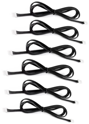 (6PCS) 5264-3PIN Servo Cable (6PCS), for ST/SC/CF Servos, 900MM / 90CM Length (6PCS) 5264-3PIN Servo Cable (6PCS), for ST/SC/CF Servos, 900MM / 90CM Length