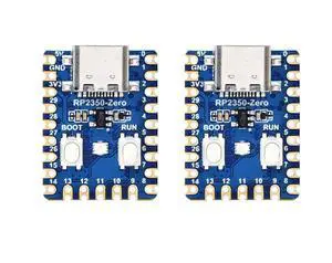 2PCS RP2350-Zero Mini Development Board, Based On RPi RP2350A Dual-Core & Dual-Architecture Microcontroller, 29 x Multi-Function GPIO Pins Type-C Connector, Support C/C++, MicroPython 2PCS RP2350-Zero Mini Development Board, Based On RPi RP2350A Dual-Core & Dual-Architecture Microcontroller, 29 x Multi-Function GPIO Pins Type-C Connector, Support C/C++, MicroPython