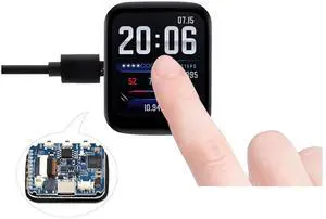 RP2350 Microcontroller Development Board with 1.69inch Touch LCD 240×280 Pixel, Rounded Corners, Dual-Core & Dual-Architecture Design, 16MB Flash, Accelerometer and Gyroscope Sensor,USB Type-C Port RP2350 Microcontroller Development Board with 1.69inch Touch LCD 240×280 Pixel, Rounded Corners, Dual-Core & Dual-Architecture Design, 16MB Flash, Accelerometer and Gyroscope Sensor,USB Type-C Port