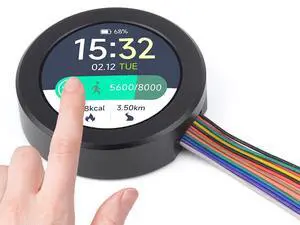 RP2040 Microcontroller Development Board with 1.28inch Round Touch LCD 240×240 Pixel IPS Display 65K RGB Color with CNC Metal Case, Accelerometer and Gyroscope Sensor, Type-C Connector RP2040 Microcontroller Development Board with 1.28inch Round Touch LCD 240×240 Pixel IPS Display 65K RGB Color with CNC Metal Case, Accelerometer and Gyroscope Sensor, Type-C Connector