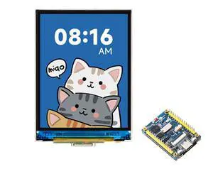 ESP32-S3 2inch Display Development Board, 240×320 Pixels IPS Screen, 32-bit LX7 Dual-Core Processor, Supports W-i-F-i & Blue-Too-th, Support OV2640 / 0V5640 Camera Module (Not Include) ESP32-S3 2inch Display Development Board, 240×320 Pixels IPS Screen, 32-bit LX7 Dual-Core Processor, Supports W-i-F-i & Blue-Too-th, Support OV2640 / 0V5640 Camera Module (Not Include)