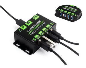 4-Ch USB 3.2 Gen1 HUB, 4-Port USB Hub 4X Extended USB 3.2 Gen1 Ports and 5Gbps, Compatible with Windows,Linux and Android Systems and USB 3.2/2.0/1.1, No Driver Required, Plug-and-Play 4-Ch USB 3.2 Gen1 HUB, 4-Port USB Hub 4X Extended USB 3.2 Gen1 Ports and 5Gbps, Compatible with Windows,Linux and Android Systems and USB 3.2/2.0/1.1, No Driver Required, Plug-and-Play