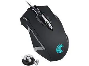 Gaming Mouse Wired, 13 Programmable Buttons (8+5 Side Buttons), RGB Backlit, Marco, 10000 DPI Adjustable, Comfortable Grip Ergonomic Optical Gaming Mice with Tunable Weights, Black Gaming Mouse Wired, 13 Programmable Buttons (8+5 Side Buttons), RGB Backlit, Marco, 10000 DPI Adjustable, Comfortable Grip Ergonomic Optical Gaming Mice with Tunable Weights, Black
