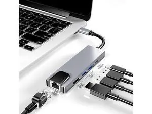 4K USB C Hub to Gigabit Ethernet Rj45 Lan 5 in 1 USB Type C Hub Hdmi Adapter for Mac book Pro Thunderbolt 3 USB-C Charger PD 4K USB C Hub to Gigabit Ethernet Rj45 Lan 5 in 1 USB Type C Hub Hdmi Adapter for Mac book Pro Thunderbolt 3 USB-C Charger PD