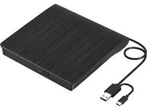 External CD DVD Drive, USB 3.0 & TYPE C Portable CD DVD +/-RW Drive, CD/DVD ROM Player Burner Reader Writer Rewriter Optical Disc Drive for Laptop Desktop PC, Windows 11/10/8/7, Apple Mac, Linux OS External CD DVD Drive, USB 3.0 & TYPE C Portable CD DVD +/-RW Drive, CD/DVD ROM Player Burner Reader Writer Rewriter Optical Disc Drive for Laptop Desktop PC, Windows 11/10/8/7, Apple Mac, Linux OS