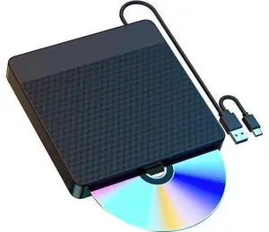 External CD/DVD Drive for Laptop, USB 3.0 Type-C Slot-in CD DVD Burner Player CD ROM Writer External Disk Drive Optical with Laptop PC Linux M-ac-Book Desktop for Windows 7/9/10/11 Linux MacOS External CD/DVD Drive for Laptop, USB 3.0 Type-C Slot-in CD DVD Burner Player CD ROM Writer External Disk Drive Optical with Laptop PC Linux M-ac-Book Desktop for Windows 7/9/10/11 Linux MacOS