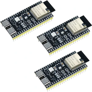 3Pack ESP32-S3 Development Board N16R8 MCU with Dual-Mode Wi-Fi Bluetooth Type-C 3Pack ESP32-S3 Development Board N16R8 MCU with Dual-Mode Wi-Fi Bluetooth Type-C