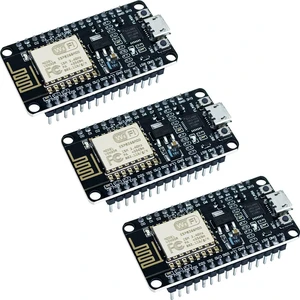 3Pcs ESP8266 ESP-12E CP2102 NodeMCU Lua Wireless Module Development Board for Ar 3Pcs ESP8266 ESP-12E CP2102 NodeMCU Lua Wireless Module Development Board for Ar