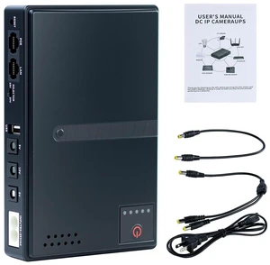 Mini DC UPS Battery Backup Uninterruptible Power Supply 18W 5V/9V/12V/15V/24V Ou Mini DC UPS Battery Backup Uninterruptible Power Supply 18W 5V/9V/12V/15V/24V Ou