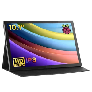 10.1" LCD Touchscreen IPS Monitor 1280x800 Portable Screen HDMI Display Built-in 10.1" LCD Touchscreen IPS Monitor 1280x800 Portable Screen HDMI Display Built-in