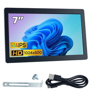 7 Inches USB C Mini Monitor 1024x600 IPS LCD Display Type C Secondary Screen for 7 Inches USB C Mini Monitor 1024x600 IPS LCD Display Type C Secondary Screen for