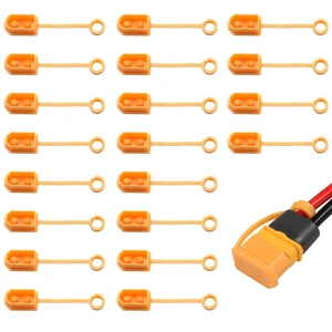 20PCS XT60 Plug Protector Cover Caps XT60 Plug Connector Dust Lost Protector She 20PCS XT60 Plug Protector Cover Caps XT60 Plug Connector Dust Lost Protector She