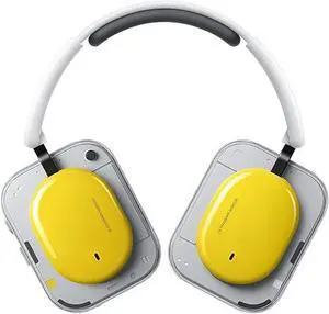 Headphone (a) 2026 New, Adaptive Active Noise Cancelling Headphones, Wireless Over Ear Bluetooth 5.4 ANC Headset with LDAC Hi-Res, 5 HD Mics Ultra Bass via APP, 135 Hours Playtime, Yellow Headphone (a) 2026 New, Adaptive Active Noise Cancelling Headphones, Wireless Over Ear Bluetooth 5.4 ANC Headset with LDAC Hi-Res, 5 HD Mics Ultra Bass via APP, 135 Hours Playtime, Yellow