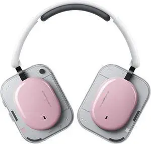 Headphone (a) 2026 New, Adaptive Active Noise Cancelling Headphones, Wireless Over Ear Bluetooth 5.4 ANC Headset with LDAC Hi-Res, 5 HD Mics Ultra Bass via APP, 135 Hours Playtime, Pink Headphone (a) 2026 New, Adaptive Active Noise Cancelling Headphones, Wireless Over Ear Bluetooth 5.4 ANC Headset with LDAC Hi-Res, 5 HD Mics Ultra Bass via APP, 135 Hours Playtime, Pink
