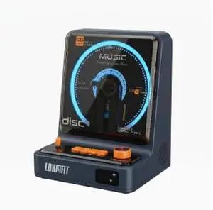 Portable Retro CD Player with Bluetooth 5.1 Speaker, FM Radio, USB MP3 Playback, Optical & AUX Input, Ambient Light, 5200mAh Rechargeable Battery, CD/CD-R/CD-RW Player Portable Retro CD Player with Bluetooth 5.1 Speaker, FM Radio, USB MP3 Playback, Optical & AUX Input, Ambient Light, 5200mAh Rechargeable Battery, CD/CD-R/CD-RW Player
