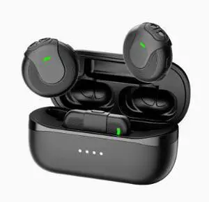 S10 Wireless Lavalier Microphone with Charging Case, 2.4GHz Clip-On Mic, DSP Noise Reduction, 50M Transmission, 48kHz/24-bit Audio for iPhone, Android, Camera & Laptop S10 Wireless Lavalier Microphone with Charging Case, 2.4GHz Clip-On Mic, DSP Noise Reduction, 50M Transmission, 48kHz/24-bit Audio for iPhone, Android, Camera & Laptop
