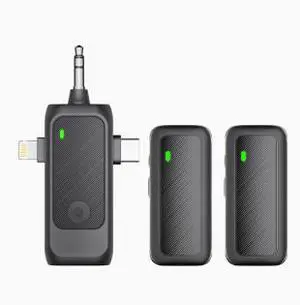 X7 Mini Wireless Lavalier Microphone with ANC Noise Cancellation, 3-in-1 Clip-On Mic, 2.4GHz Adaptive Frequency, 40M Transmission Range, 8H Battery Life for Live Streaming, Recording & Vlogging X7 Mini Wireless Lavalier Microphone with ANC Noise Cancellation, 3-in-1 Clip-On Mic, 2.4GHz Adaptive Frequency, 40M Transmission Range, 8H Battery Life for Live Streaming, Recording & Vlogging