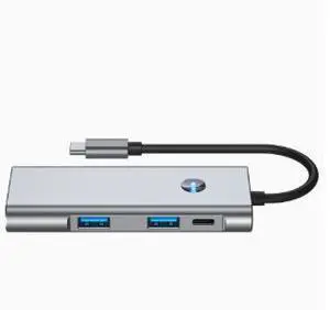 6-in-1 USB-C Hub with 4K@60Hz HDMI, USB 3.2 Data Ports, USB-C PD 100W Charging, One-Touch Screen Lock, Multiport Adapter for Laptop, Tablet & Gaming Devices 6-in-1 USB-C Hub with 4K@60Hz HDMI, USB 3.2 Data Ports, USB-C PD 100W Charging, One-Touch Screen Lock, Multiport Adapter for Laptop, Tablet & Gaming Devices