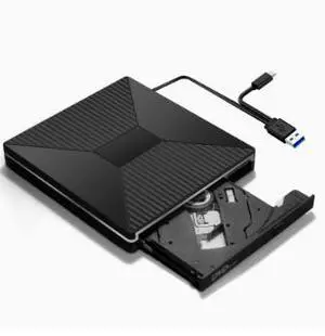 7-in-1 External DVD Burner with 2 USB-A & 2 USB-C Hub, Portable USB Optical Drive CD DVD RW Writer for Laptop Desktop PC Mac Computer 7-in-1 External DVD Burner with 2 USB-A & 2 USB-C Hub, Portable USB Optical Drive CD DVD RW Writer for Laptop Desktop PC Mac Computer