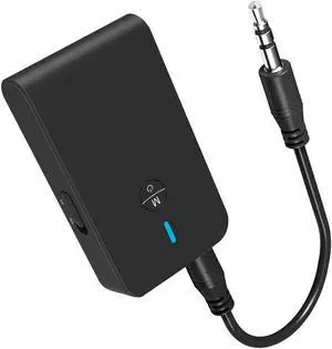 Bluetooth 5.3 Transmitter Receiver for TV and Wireless Headphones, 2-in-1 Bluetooth Adapter, Wireless Transmitter for TV, PC, MP3, Gym, Airplane Use with Any 3.5 mm Audio Jack Bluetooth 5.3 Transmitter Receiver for TV and Wireless Headphones, 2-in-1 Bluetooth Adapter, Wireless Transmitter for TV, PC, MP3, Gym, Airplane Use with Any 3.5 mm Audio Jack