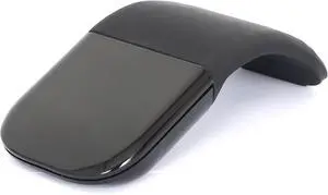 Bluetooth Arc Touch Mouse, Ultra-Thin Portable Folding Travel Mouse whitout USB Dongle, Quiet Click, Powered by AAA Batteries, Foldable Wireless Mice for Laptop PC Chromebook Tablet Mac iPad - Black Bluetooth Arc Touch Mouse, Ultra-Thin Portable Folding Travel Mouse whitout USB Dongle, Quiet Click, Powered by AAA Batteries, Foldable Wireless Mice for Laptop PC Chromebook Tablet Mac iPad - Black
