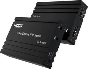 4K@60Hz HDMI Video Capture Card with Audio Mixing - HDCP 2.2/HDR10 Support, USB-C Plug & Play, UVC/UAC Compliance for Streaming, Gaming & Recording (Windows/MacOS) 4K@60Hz HDMI Video Capture Card with Audio Mixing - HDCP 2.2/HDR10 Support, USB-C Plug & Play, UVC/UAC Compliance for Streaming, Gaming & Recording (Windows/MacOS)