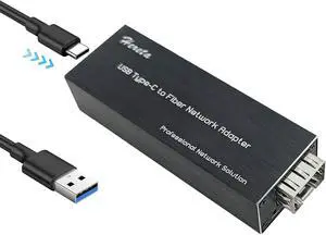 Mini USB 3.0 to SFP Gigabit Ethernet Adapter Fiber Optic Network Adapter Network Interface Card Compatible with Windows/macOS/Linux,High Performance Transfer Rate,Full/Half Duplex Mini USB 3.0 to SFP Gigabit Ethernet Adapter Fiber Optic Network Adapter Network Interface Card Compatible with Windows/macOS/Linux,High Performance Transfer Rate,Full/Half Duplex