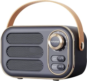 Retro Bluetooth Speaker, Vintage Portable Wireless Bluetooth Speakers with Loud Volume Bluetooth 5.0 Support TF Card U Disk AUX Input Old Style for Kitchen Bedroom Home Office(Purple) Retro Bluetooth Speaker, Vintage Portable Wireless Bluetooth Speakers with Loud Volume Bluetooth 5.0 Support TF Card U Disk AUX Input Old Style for Kitchen Bedroom Home Office(Purple)