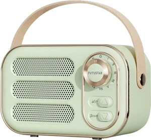 Retro Speaker, Vintage Portable Speakers with Loud Volume Support TF Card U Disk AUX Input Old Style for Kitchen Home Office(Green) Retro Speaker, Vintage Portable Speakers with Loud Volume Support TF Card U Disk AUX Input Old Style for Kitchen Home Office(Green)
