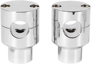 Handlebar Clamps Risers for Shadow for VTX for Valkyrie for Standard for Tourer Handlebar Riser Up Bracket Clamp Kit 1'' 7/8" Handle Bars Handlebar Riser Kit(Chrome 22mm) Handlebar Clamps Risers for Shadow for VTX for Valkyrie for Standard for Tourer Handlebar Riser Up Bracket Clamp Kit 1'' 7/8" Handle Bars Handlebar Riser Kit(Chrome 22mm)