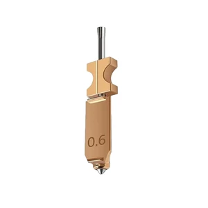 0.6mm Hardened Steel All-in-One Nozzle Hotend Assembly for Flashforge AD5X 3D Printer, All-Metal Integrated Extruder Head, Up to 300°C