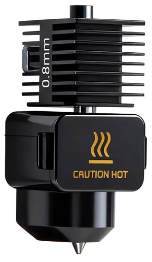 Black All-in-One Hotend Assembly with 0.8mm Hardened Steel Nozzle for Bambu Lab A1, A1 Mini and A2L 3D Printers, 1.75mm Filament, Quick-Swap Print Head Black All-in-One Hotend Assembly with 0.8mm Hardened Steel Nozzle for Bambu Lab A1, A1 Mini and A2L 3D Printers, 1.75mm Filament, Quick-Swap Print Head