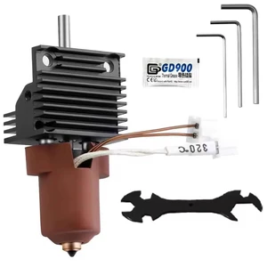 0.4mm Integrated Ceramic Hotend Kit for Creality K1, K1 Max and K1C 3D Printers, High-Flow Nozzle Assembly, 300°C 0.4mm Integrated Ceramic Hotend Kit for Creality K1, K1 Max and K1C 3D Printers, High-Flow Nozzle Assembly, 300°C