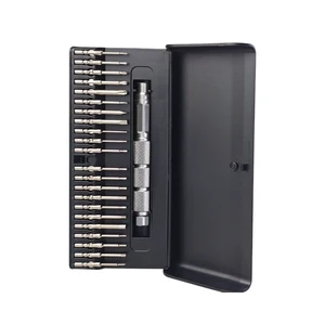 22-in-1 Precision Screwdriver Set, 800 Series Black Knight Manual Repair Tool Kit for Smartphones, Computers, Watches and Electronics, Black 22-in-1 Precision Screwdriver Set, 800 Series Black Knight Manual Repair Tool Kit for Smartphones, Computers, Watches and Electronics, Black