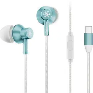 StringSnow Wired Earbuds with Microphone, 10mm Dynamic Driver PEEK PU LCP Diaphragm HiFi in-Ear Headphones DAC Chip for iPhone, Samsung, Computer, Laptop Students (Green Type-C with Mic) StringSnow Wired Earbuds with Microphone, 10mm Dynamic Driver PEEK PU LCP Diaphragm HiFi in-Ear Headphones DAC Chip for iPhone, Samsung, Computer, Laptop Students (Green Type-C with Mic)