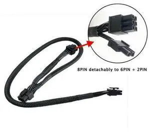 Braided 8 PIN TO dual 8pin(6+2)(6+2) PCIE VGA Cable for EVGA SuperNOVA 80 PLUS Braided 8 PIN TO dual 8pin(6+2)(6+2) PCIE VGA Cable for EVGA SuperNOVA 80 PLUS
