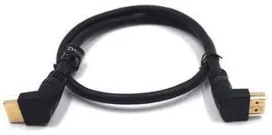2 Feet 48Gbps HDMI 8K@60Hz Ultra HD Cable, Up Angle Male to Down Angle Male HDMI 2.1 High Speed Shield Cord for Xbox TV PS4 PS5 Switch, Support 4K@120Hz, 3D Dynamic HDR 2 Feet 48Gbps HDMI 8K@60Hz Ultra HD Cable, Up Angle Male to Down Angle Male HDMI 2.1 High Speed Shield Cord for Xbox TV PS4 PS5 Switch, Support 4K@120Hz, 3D Dynamic HDR