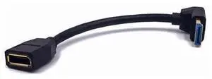 5.9 Inch DisplayPort 8K Extension Cable, 90 Degree Up Angle DP 1.4 Version Male to DP 1.4 Version Female Adapter Extender Cable, Support 8K@60Hz & 4K@ 144Hz 5.9 Inch DisplayPort 8K Extension Cable, 90 Degree Up Angle DP 1.4 Version Male to DP 1.4 Version Female Adapter Extender Cable, Support 8K@60Hz & 4K@ 144Hz